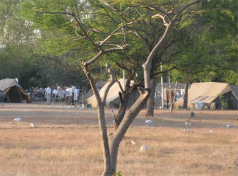 Scout instruction near Hostel-C.